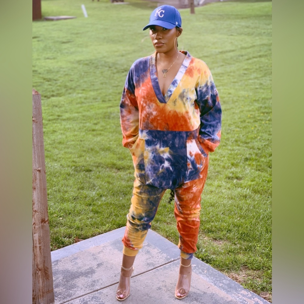 Good Time USA Tie Dye Harem Onesie
